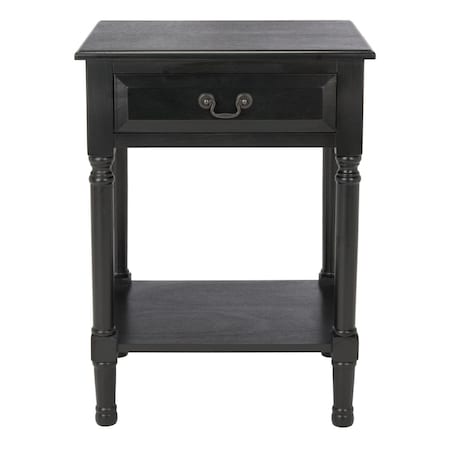 Safavieh Whitney 1 Drawer Accent Table, Black ACC5705B